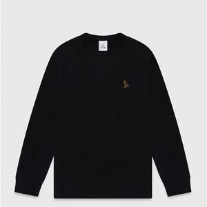 OVO October's Very Own Classic Long-Sleeve Tee Black Owl sz L